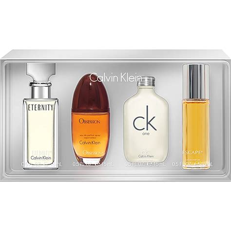 calvin klein miniature perfume set for her|calvin klein ck one gift set.